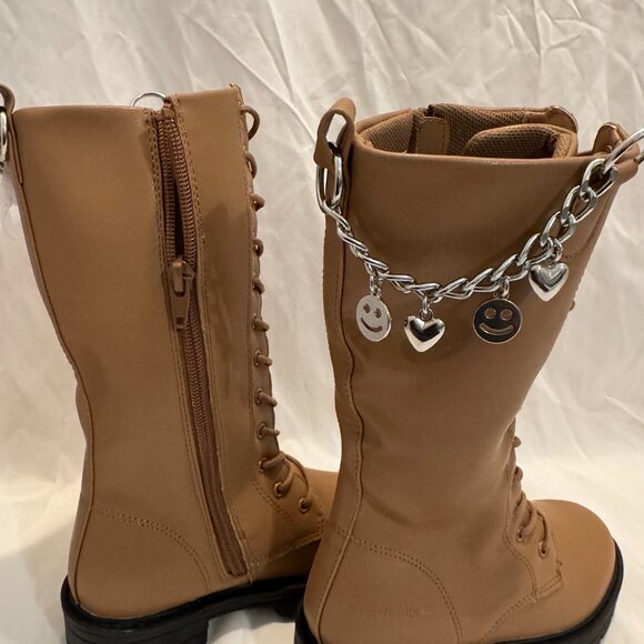 Girls Non-Slip Knee High Riding Boots, Size (11) - Picture 6 of 8